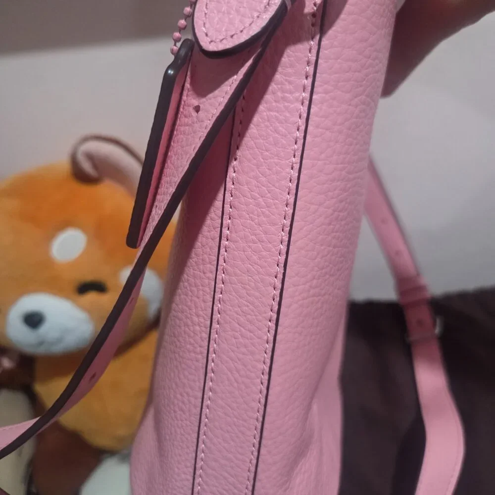 Pink Leather Coach bag and wallet - Picture 11 of 16